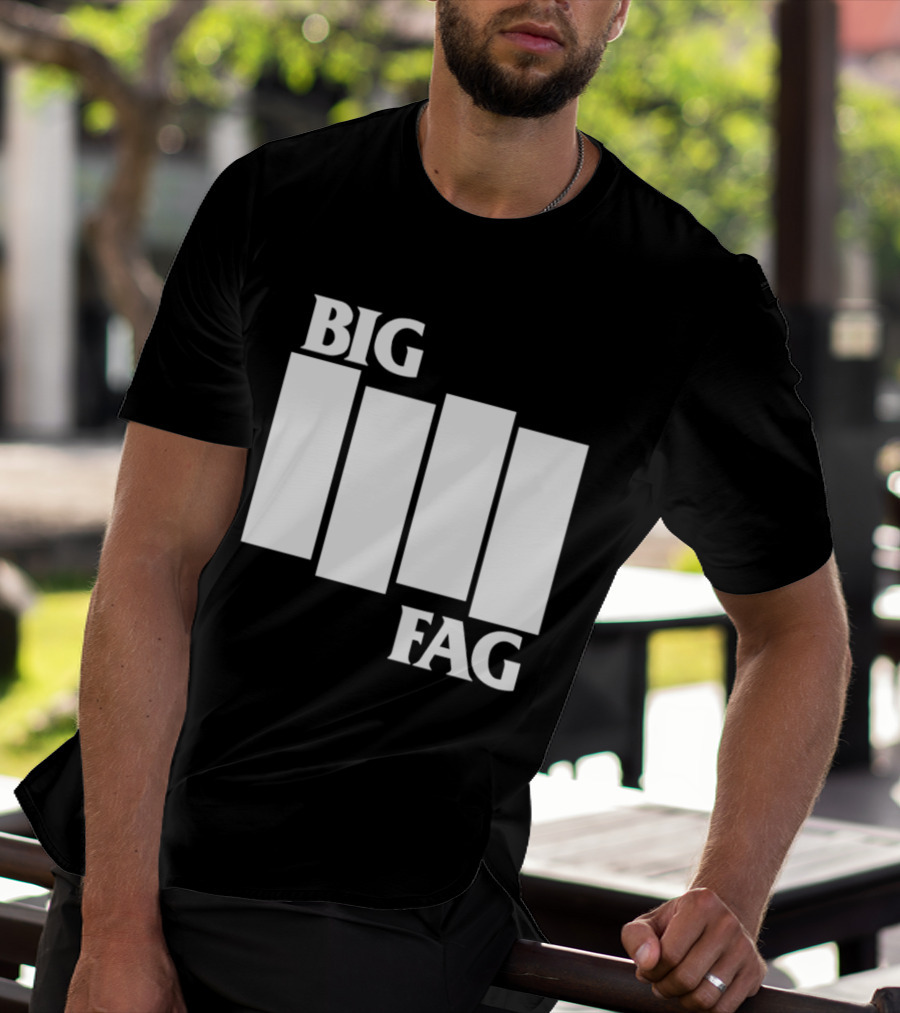 Big Fag Black Flag Bars 2026 T-Shirt