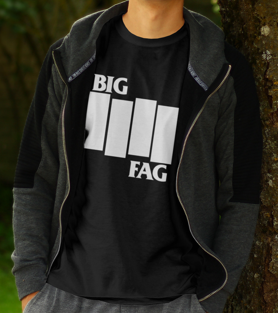 Big Fag Black Flag Bars 2026 T-Shirt