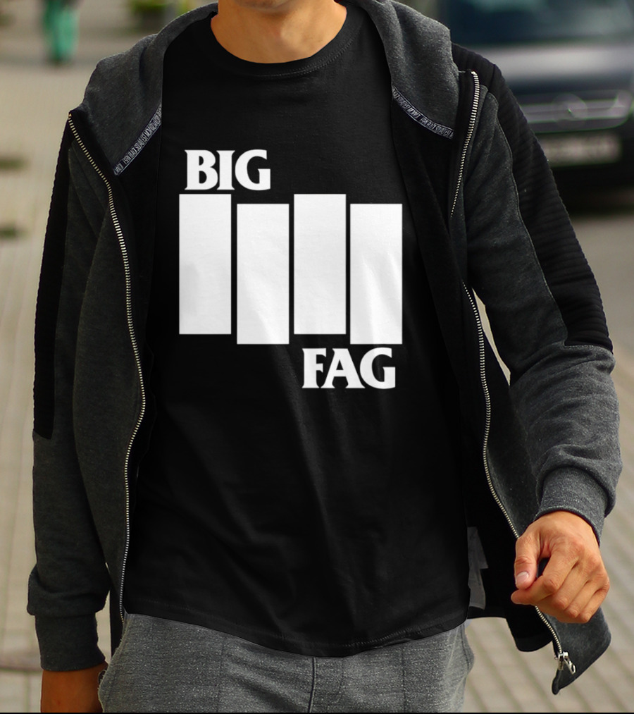 Big Fag Black Flag Bars 2026 T-Shirt
