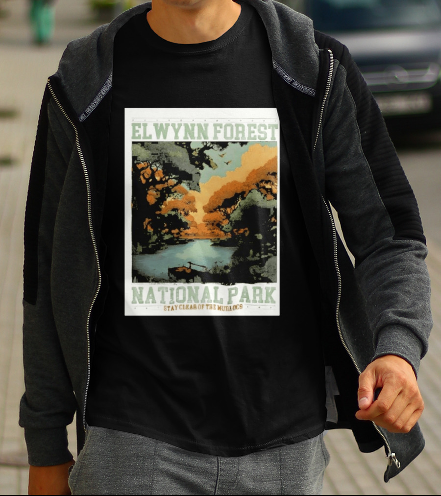 Elwynn Forest National Park Stay Clear Of The Murlocs T-Shirt