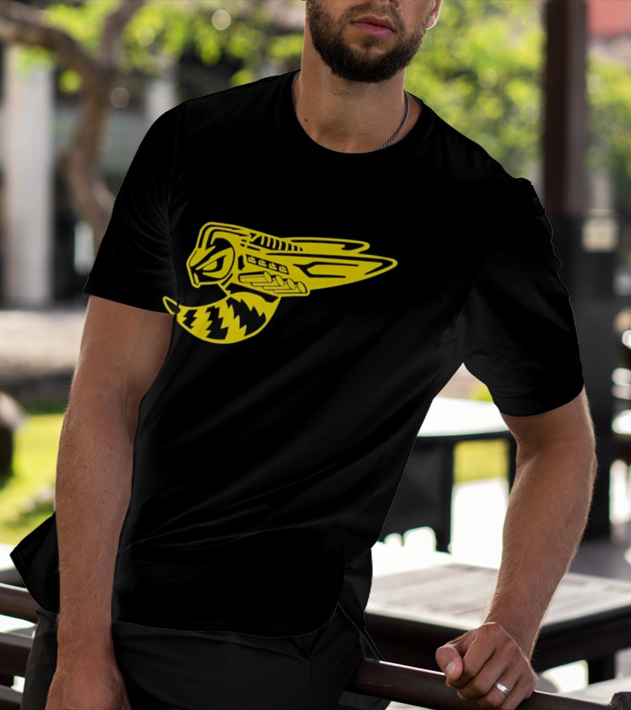 Supercharged Hornet Racing Style Yellow Black Hornet T-Shirt