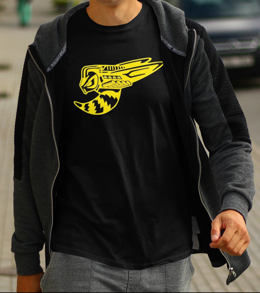 Supercharged Hornet Racing Style Yellow Black Hornet T-Shirt