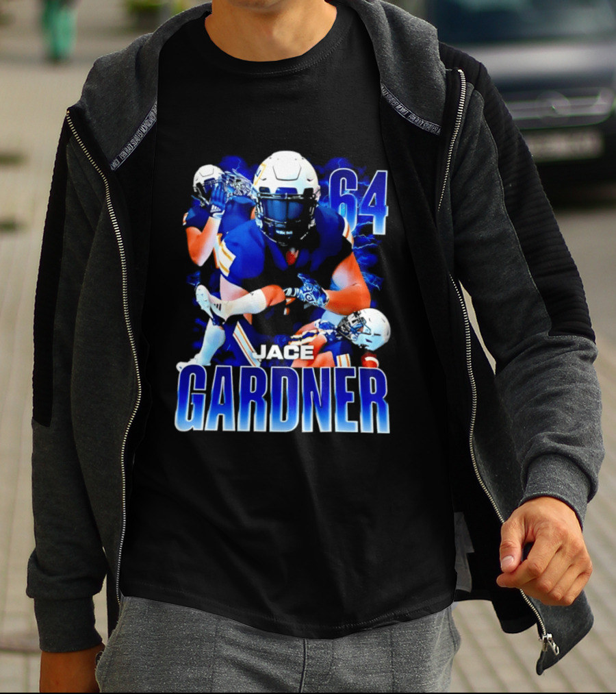 Jace Gardner 64 Football Lightning Sports T-Shirt