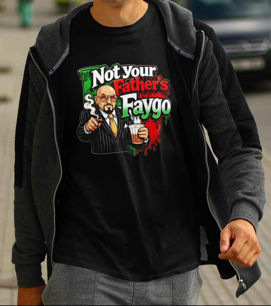 Not Your Father's Faygo Gangster Italian Flag Dripping T-Shirt