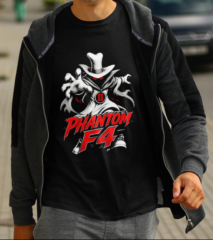 Phantom F4 Red Eyes Top Hat Cloaked Specter II T-Shirt