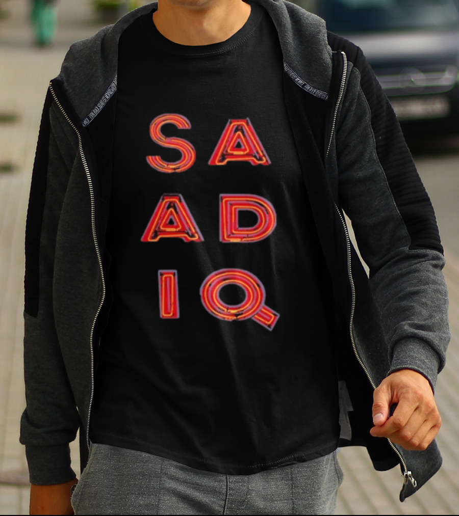 Raphael Saadiq Neon Stacked Letters T-Shirt