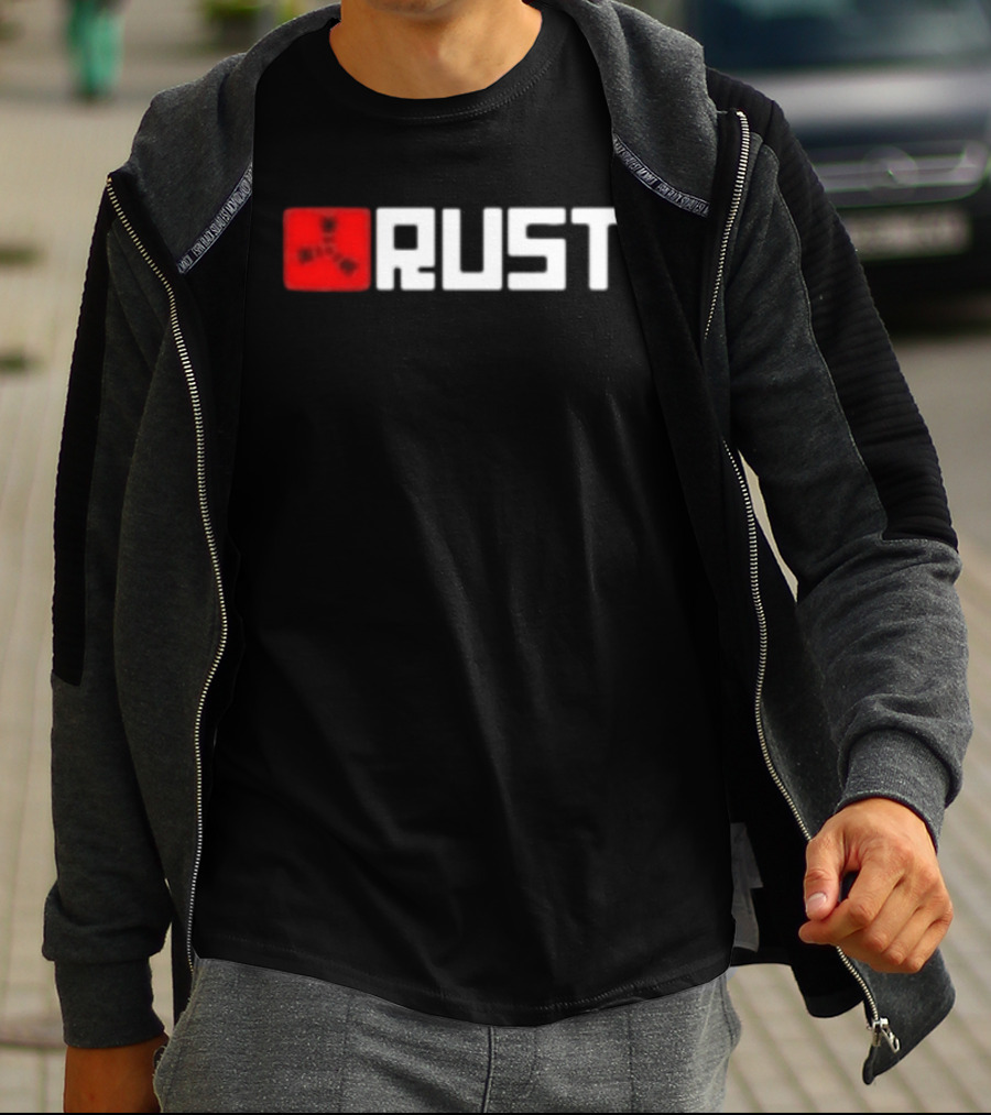 Rust Trust Issues Radiation Symbol Gaming T-Shirt