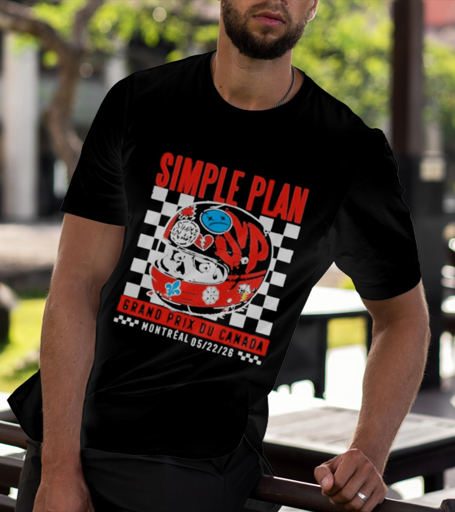 Simple Plan Grand Prix Du Canada Montreal 05/22/26 T-Shirt