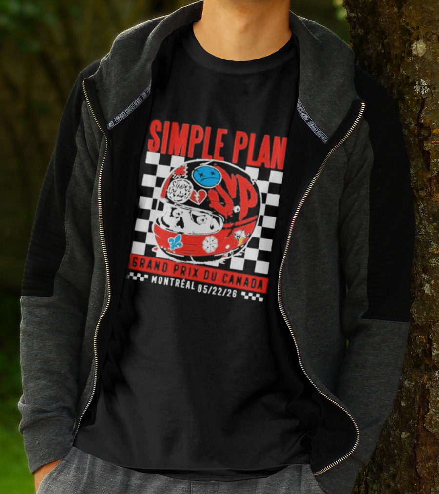 Simple Plan Grand Prix Du Canada Montreal 05/22/26 T-Shirt