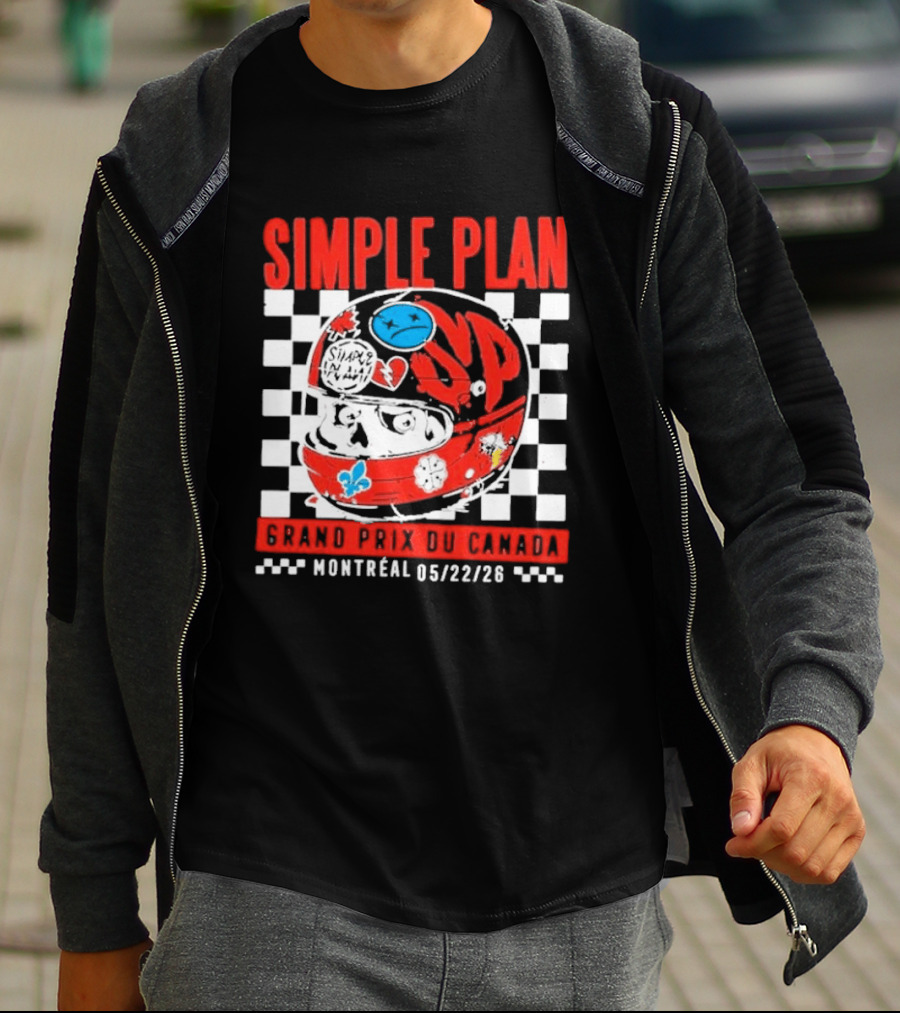 Simple Plan Grand Prix Du Canada Montreal 05/22/26 T-Shirt