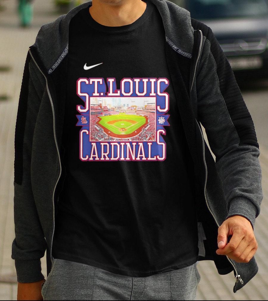 St. Louis Cardinals Baseball Stadium Nike MLB T-Shirt