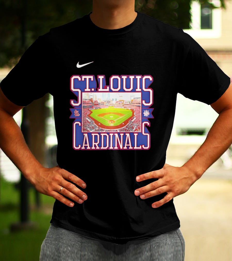 St. Louis Cardinals Baseball Stadium Nike MLB T-Shirt