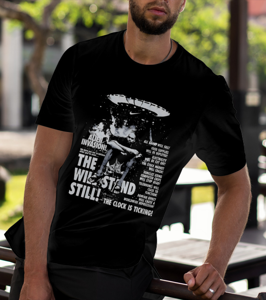Victor Wembanyama San Antonio Spurs Alien Invasion The Will Stand Still The Is Ticking T-Shirt