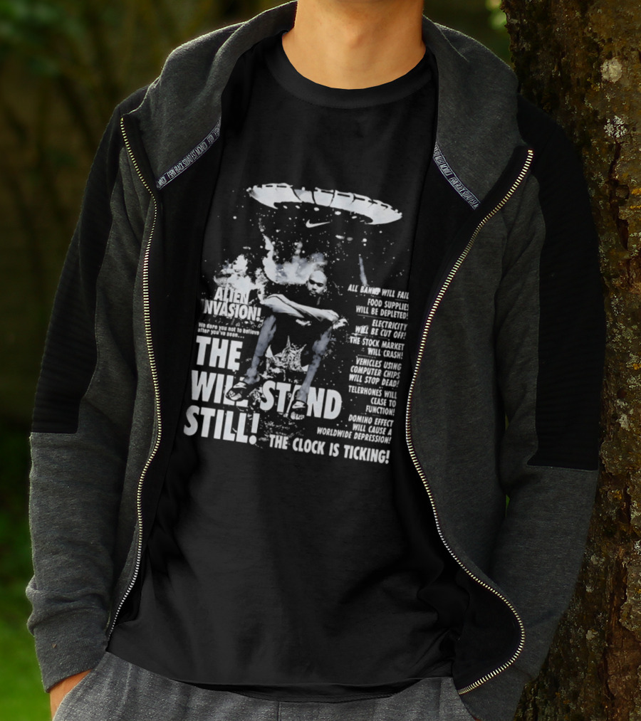 Victor Wembanyama San Antonio Spurs Alien Invasion The Will Stand Still The Is Ticking T-Shirt