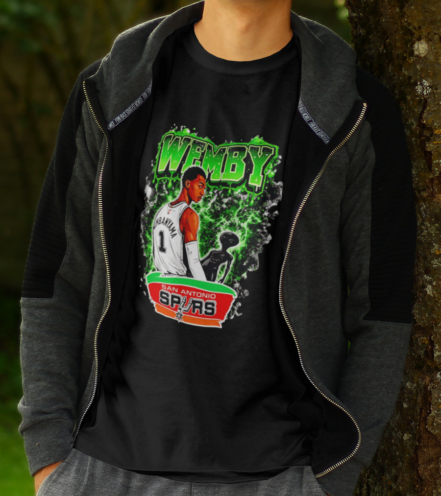 Wemby Victor Wembanyama San Antonio Spurs Alien T-Shirt