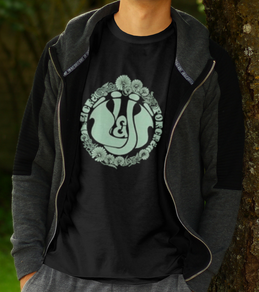 Massenomics Unpaid And Underrated Flowered Circular T-Shirt