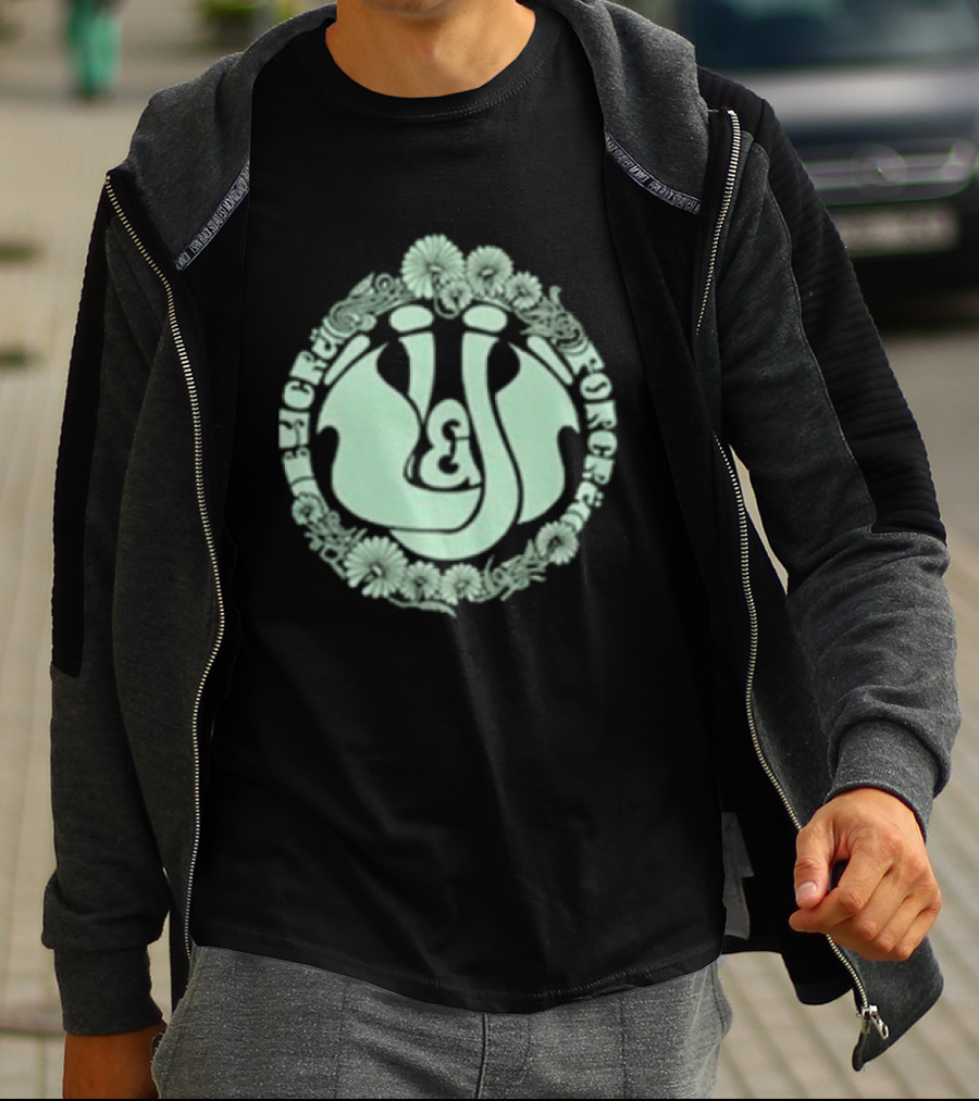 Massenomics Unpaid And Underrated Flowered Circular T-Shirt