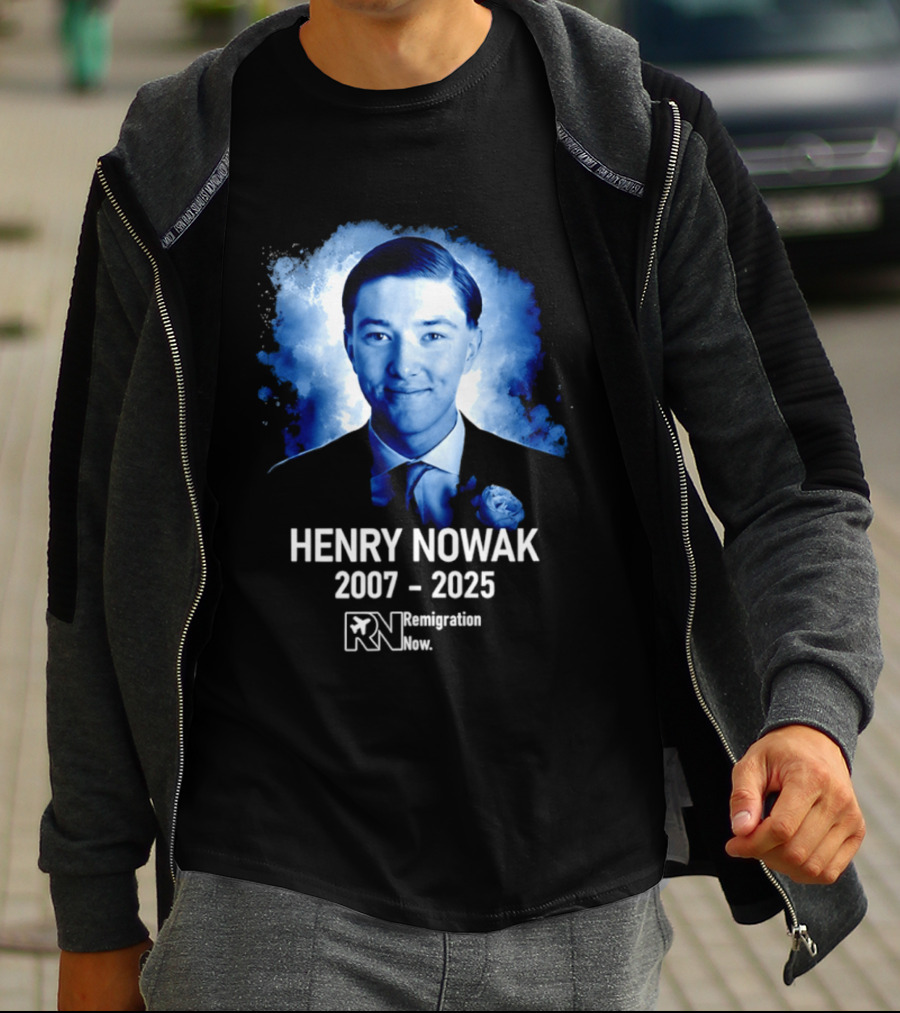 HENRY NOWAK 2007 2025 Remigration Now T-Shirt