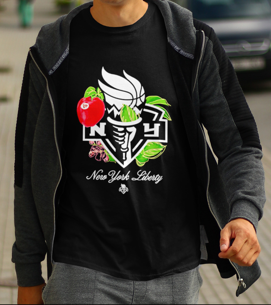 New York Liberty Floral Fruit Capsule Collection T-Shirt
