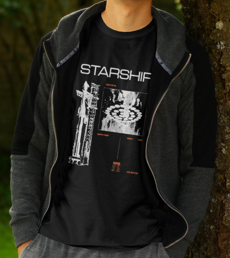 Nicki Minaj Starship Launch Countdown Starbase Flight 12 T-Shirt