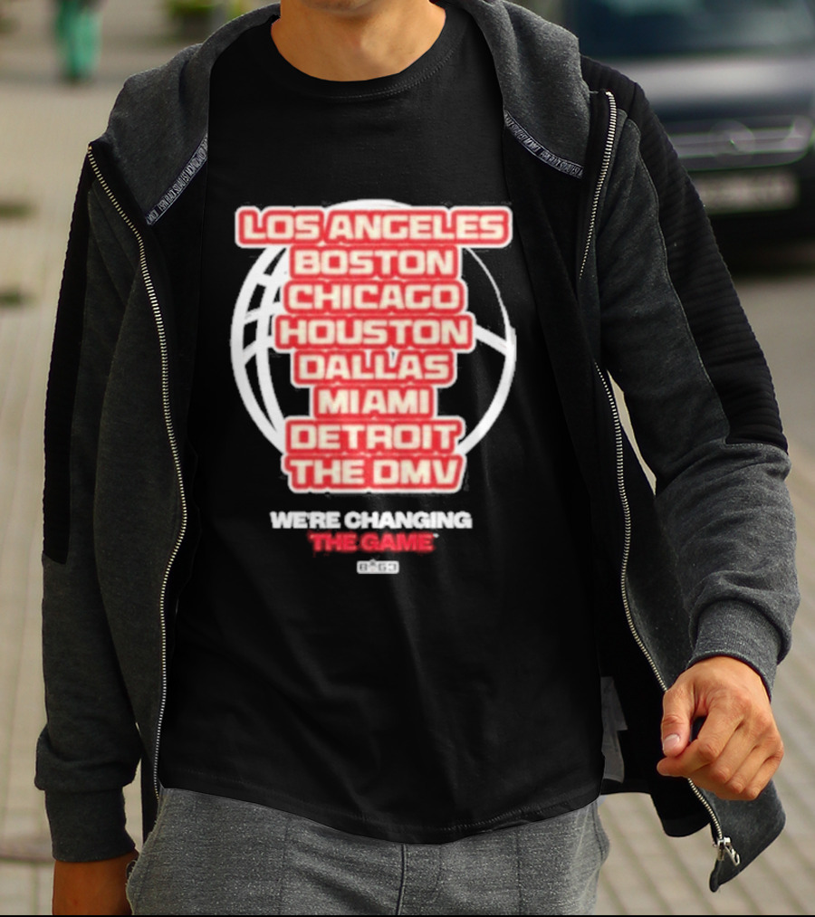 Big3 9Th Wonder In The Summer Los Angeles Boston Chicago Houston Dallas Miami Detroit The DMV T-Shirt
