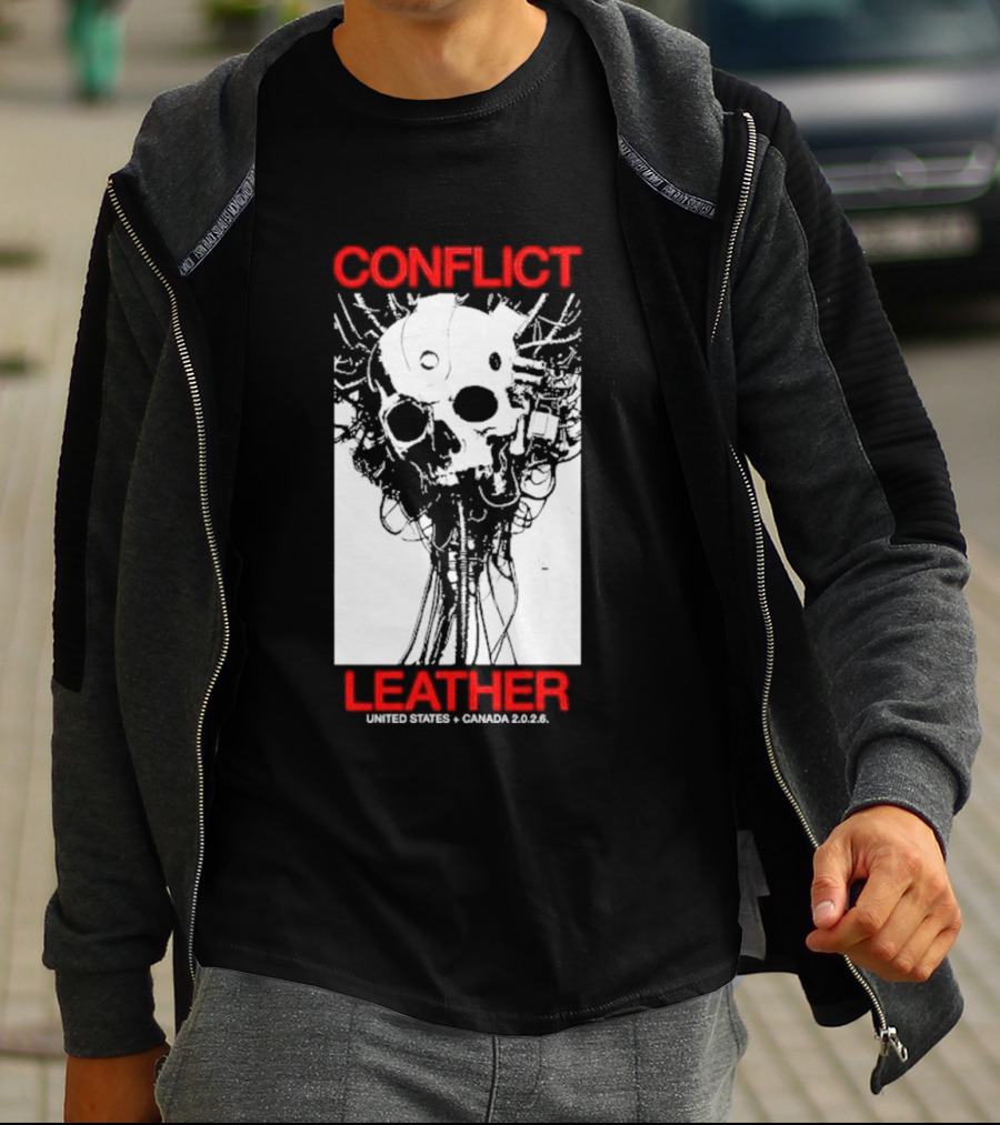 Conflict Leather Exclusive Leatherhead Carnivore Black 2.0.2.6. T-Shirt