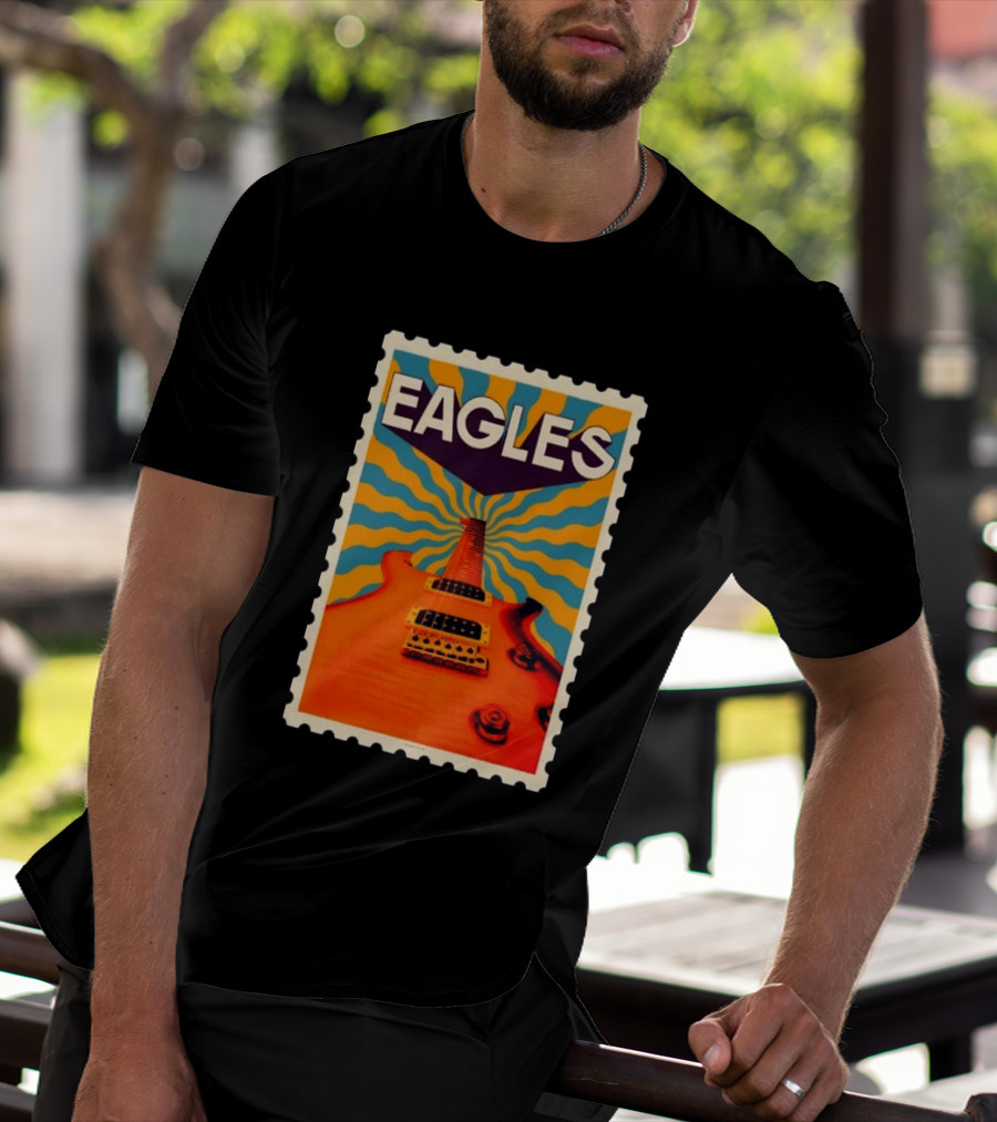 Eagles May 2026 Tour US Psychedelic Guitar Visual T-Shirt