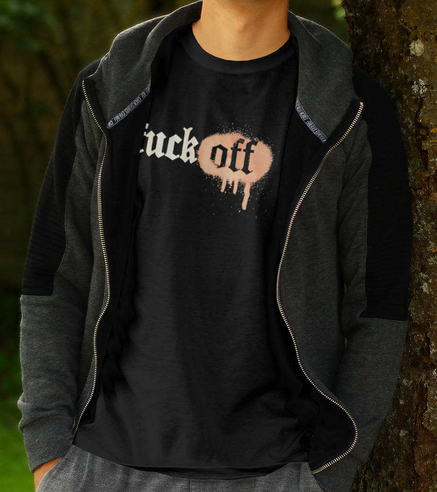 Fuck Off Gothic Graffiti T-Shirt