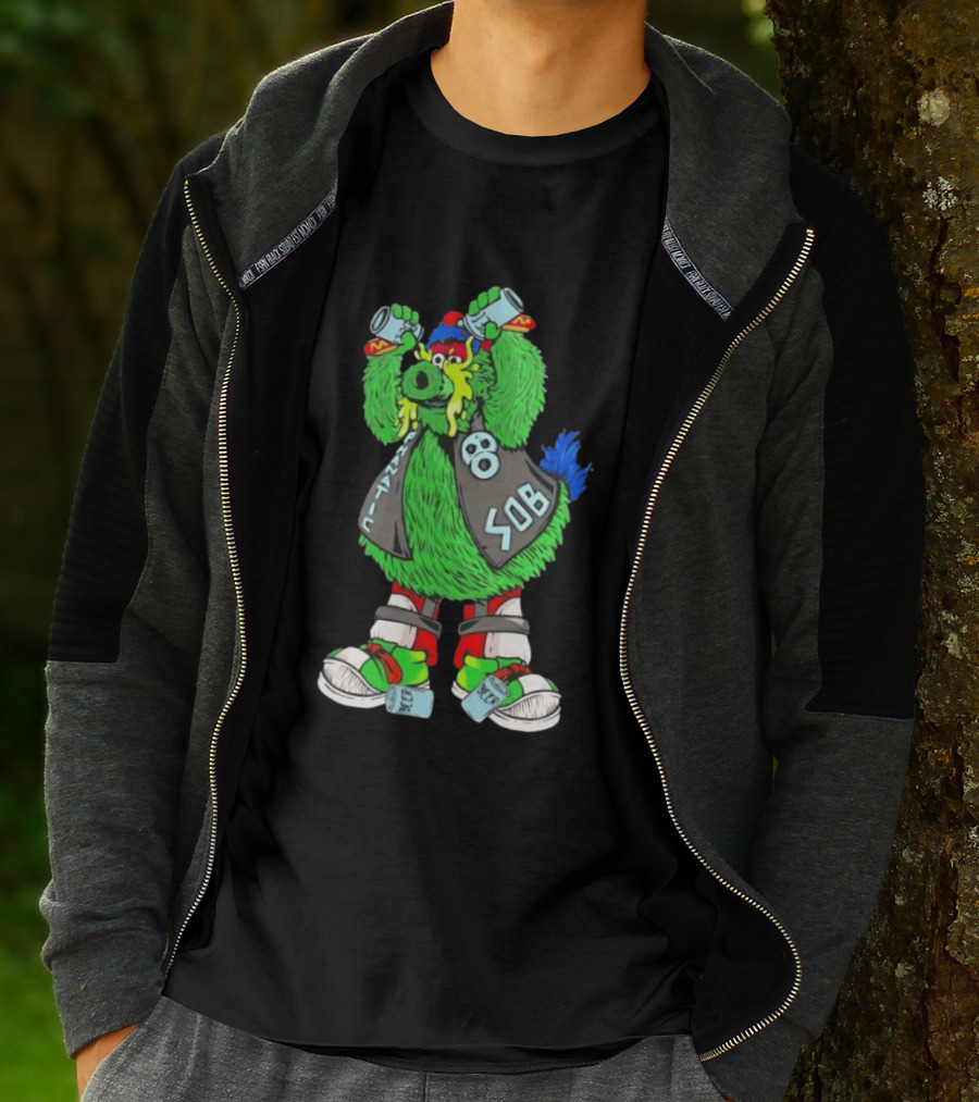 Stone Cold Phanatic Philadelphia Phillies SOB Fanatic Beer Drinking 3:16 T-Shirt