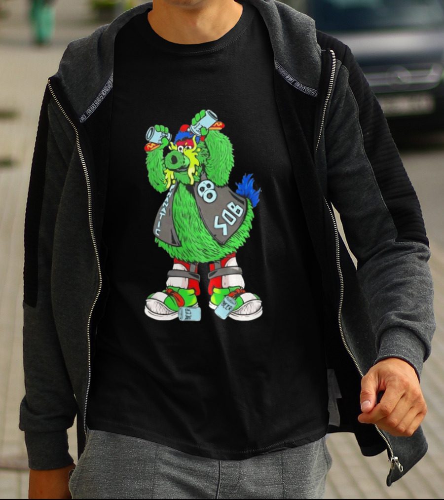Stone Cold Phanatic Philadelphia Phillies SOB Fanatic Beer Drinking 3:16 T-Shirt
