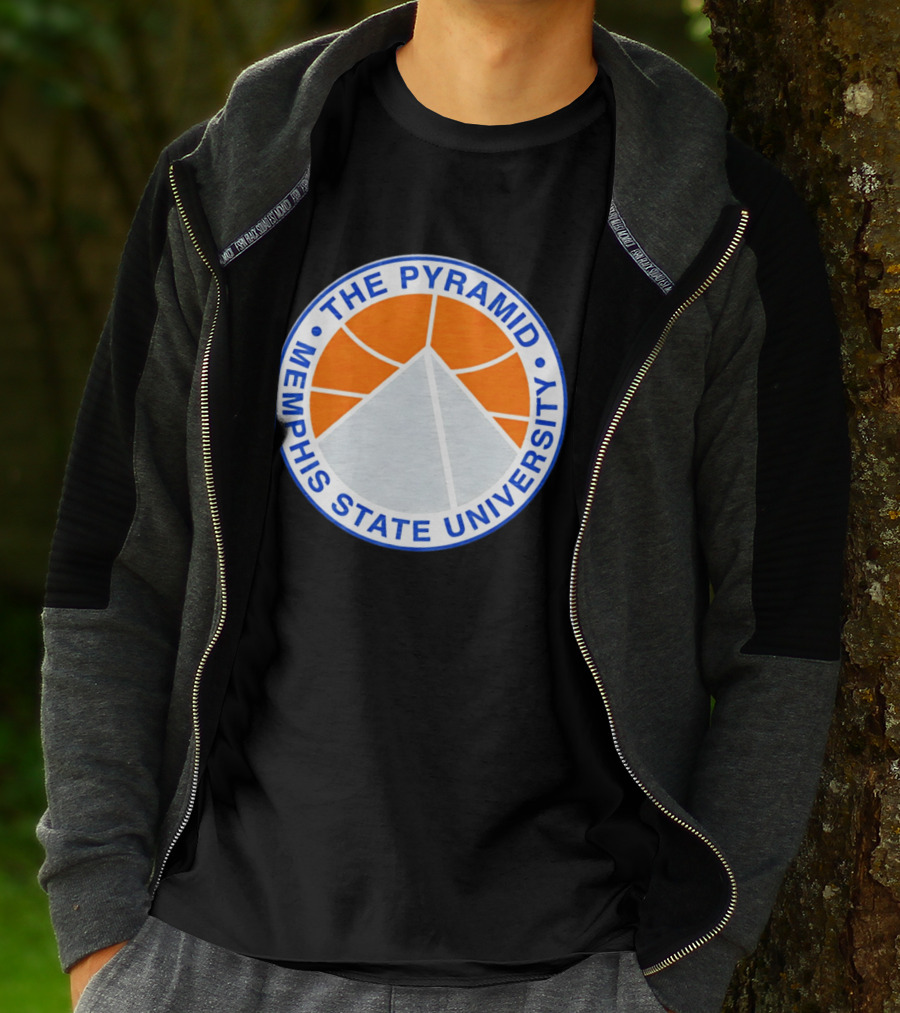 The Pyramid Memphis State University Basketball T-Shirt