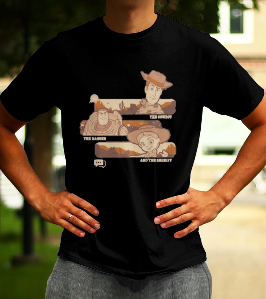 The Cowboy The Ranger And The Sheriff T-Shirt