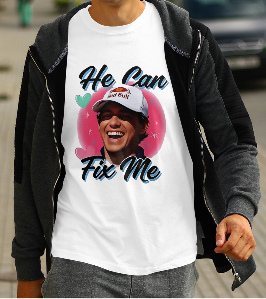 He Can Fix Me Jett Lawrence Red Bull Cap T-Shirt