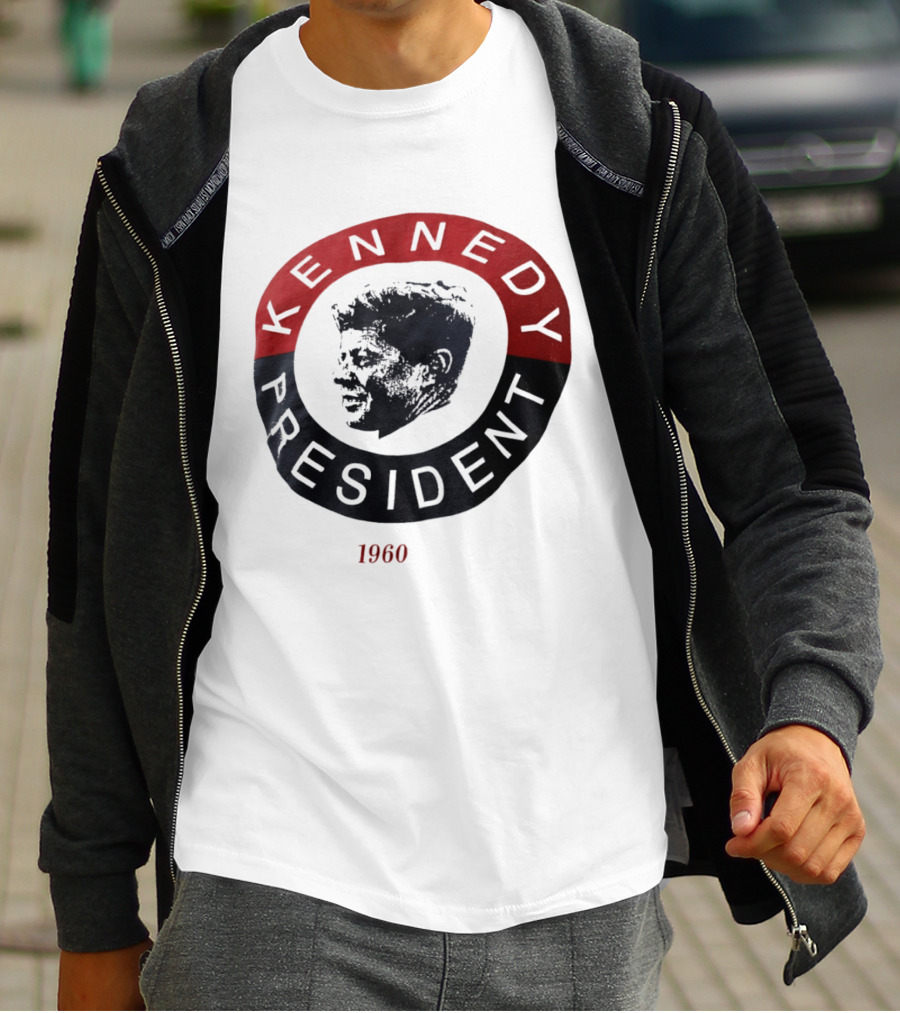 Kennedy President 1960 Vintage Campaign T-Shirt