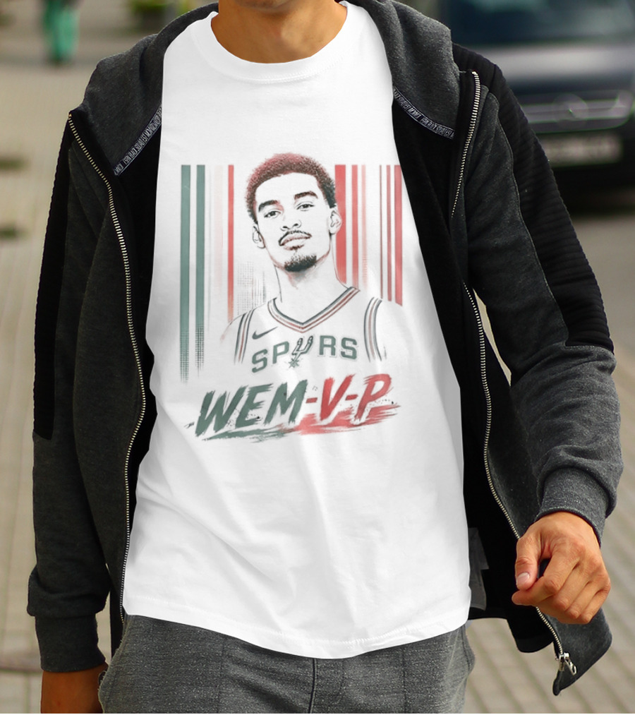 Victor Wembanyama Spurs NBA WEM VP T-Shirt