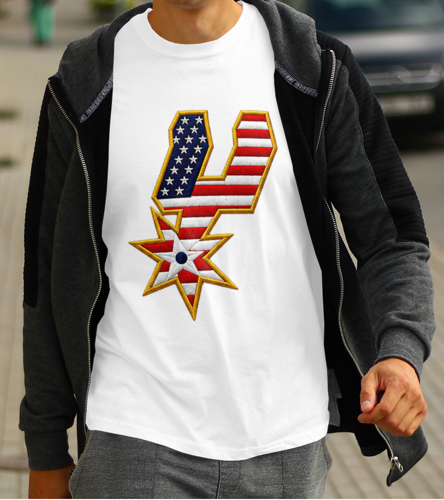 America 250th Anniversary Spurs Stars And Stripes T-Shirt
