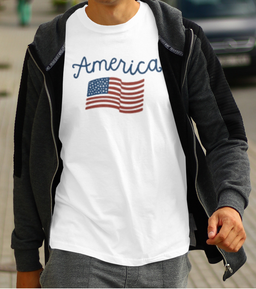 Deseret News America American Flag Patriotic Pride T-Shirt