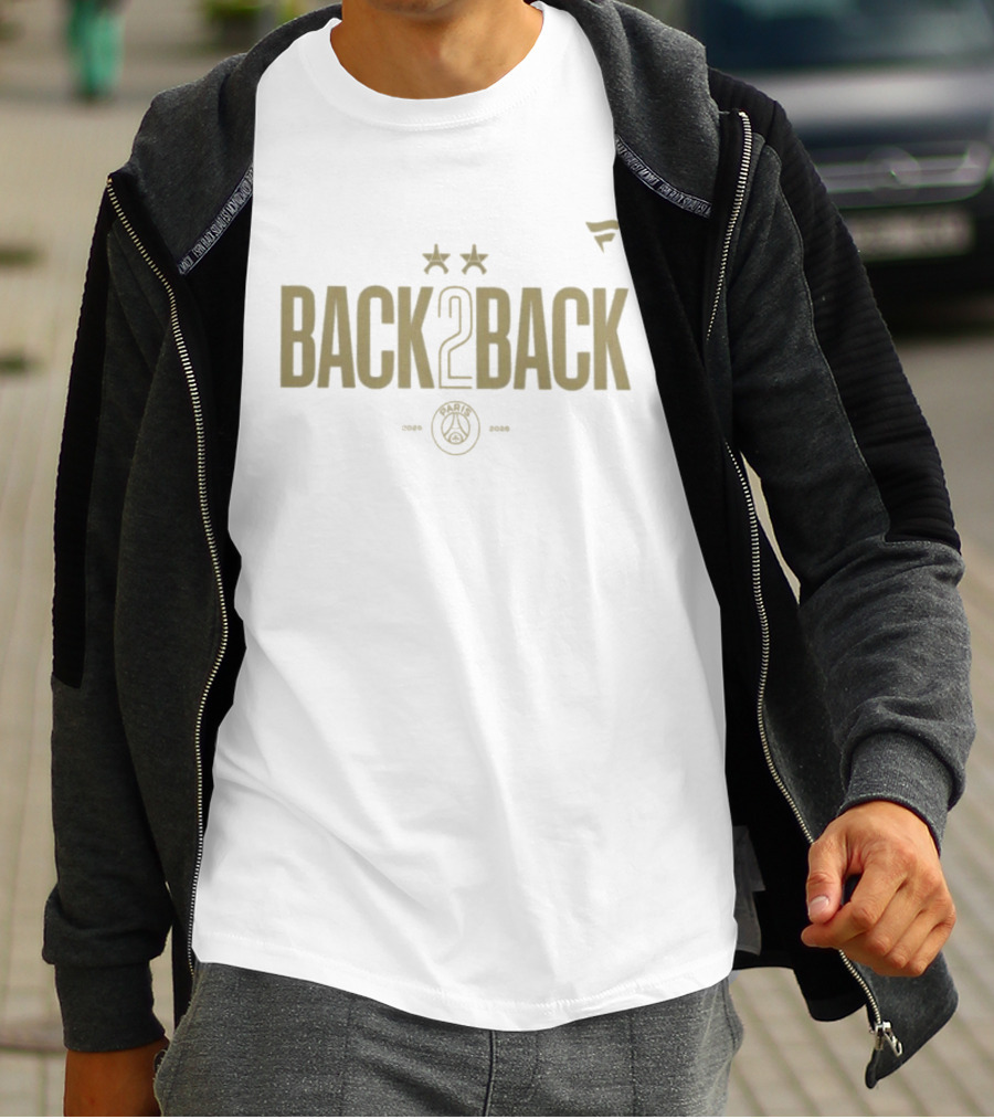 Paris Saint Germain Back 2 Back Stars 2026 T-Shirt