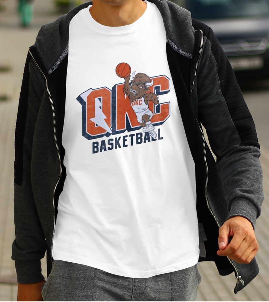 OKC Basketball Rumble Oklahoma City Thunder NBA T-Shirt