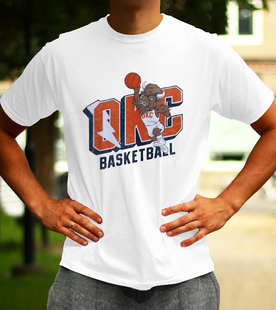 OKC Basketball Rumble Oklahoma City Thunder NBA T-Shirt