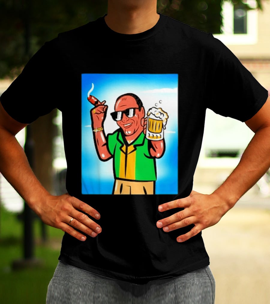 Boss Beer And Cigars Summer Vibes Retro Style Celebration T-Shirt