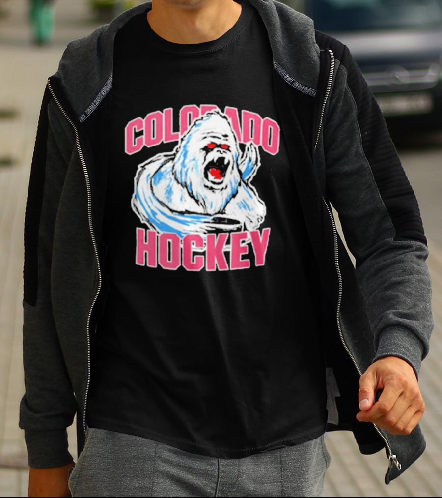 Colorado Hockey Yeti Rampage Cold Weather Beast T-Shirt