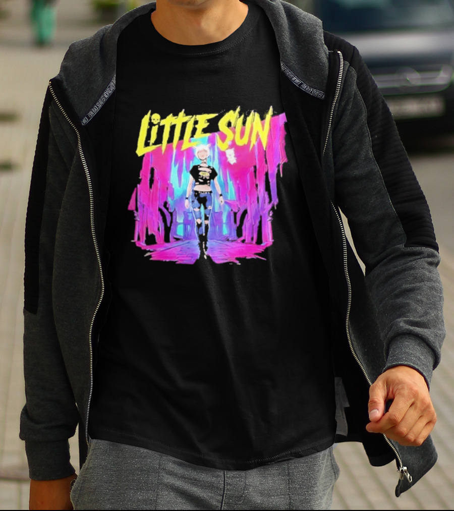 Cyberpunk 2077 Little Sun Neon Street T-Shirt