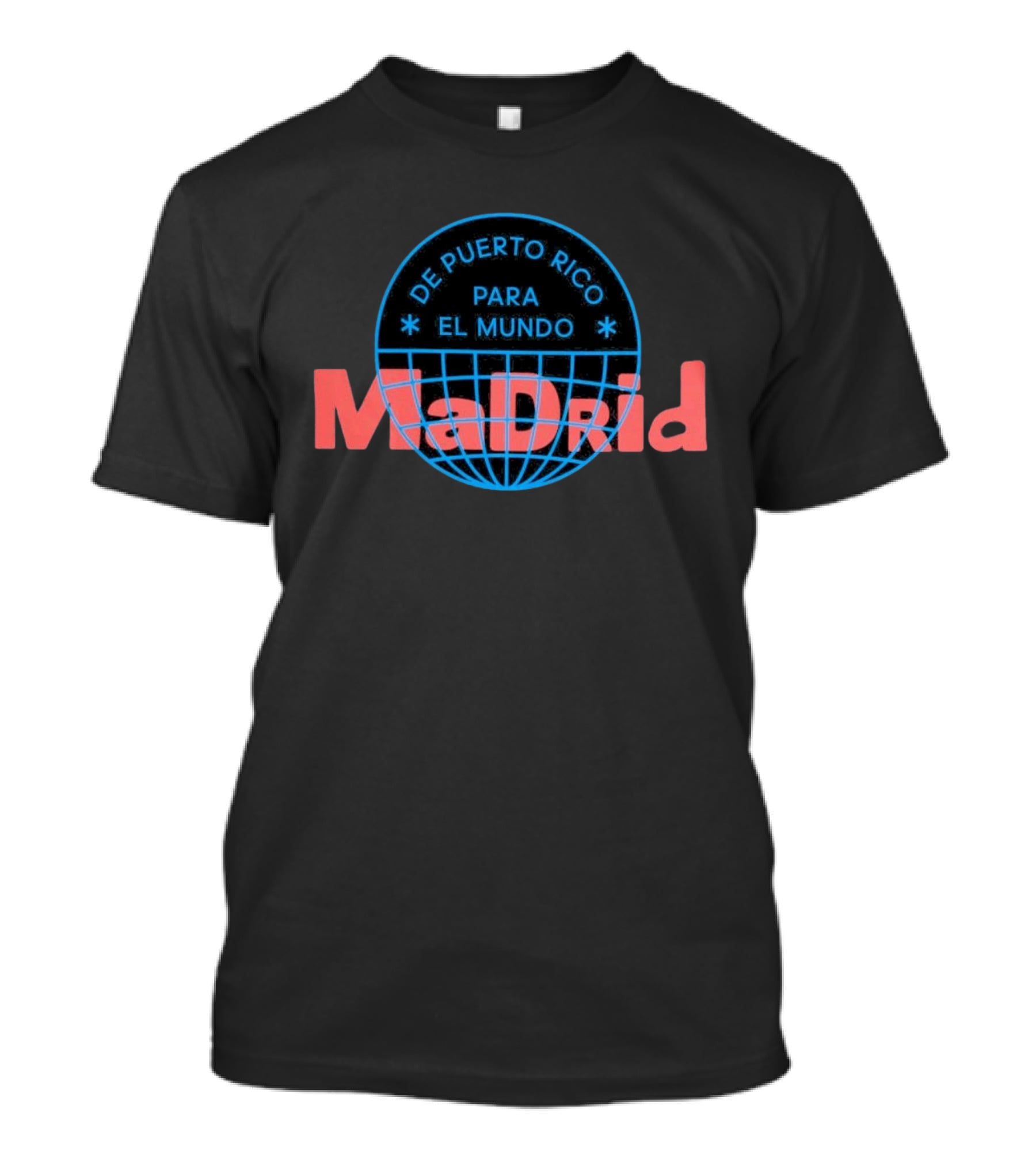 De Puerto Rico Para El Mundo Madrid T-Shirt