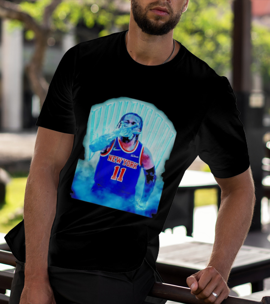 New York Ice Man Brunson 11 Jersey Knicks T-Shirt