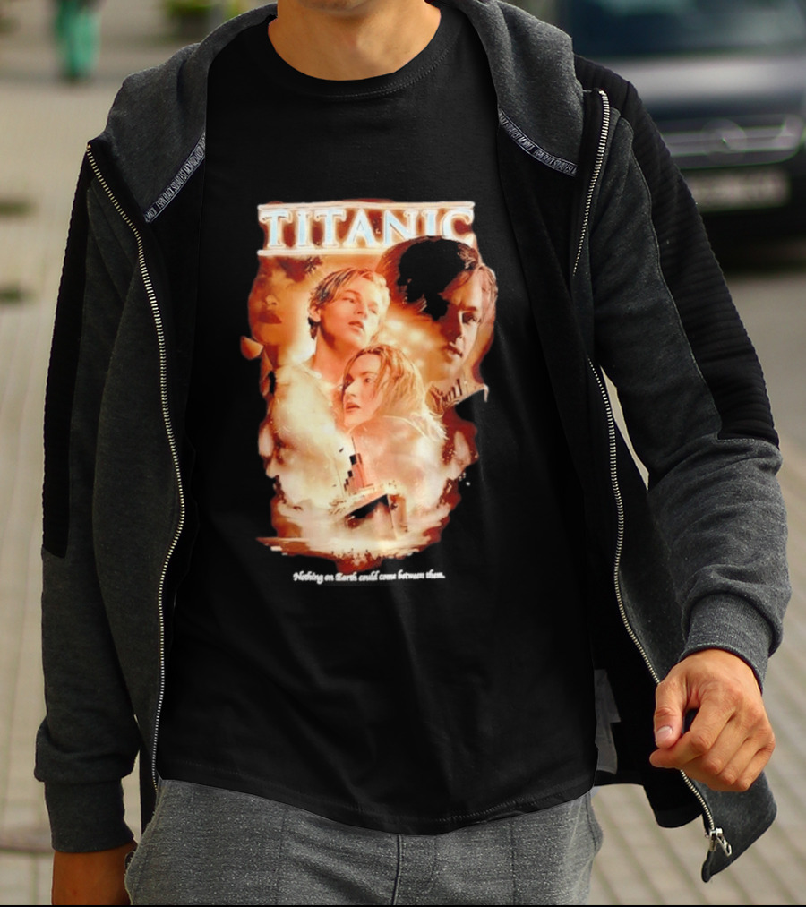 Titanic Jack Dawson Rose Dewitt Bukater Iconic Movie Romance T-Shirt