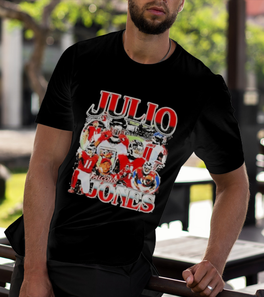 Julio Jones Iconic Atlanta Falcons Football Moments T-Shirt