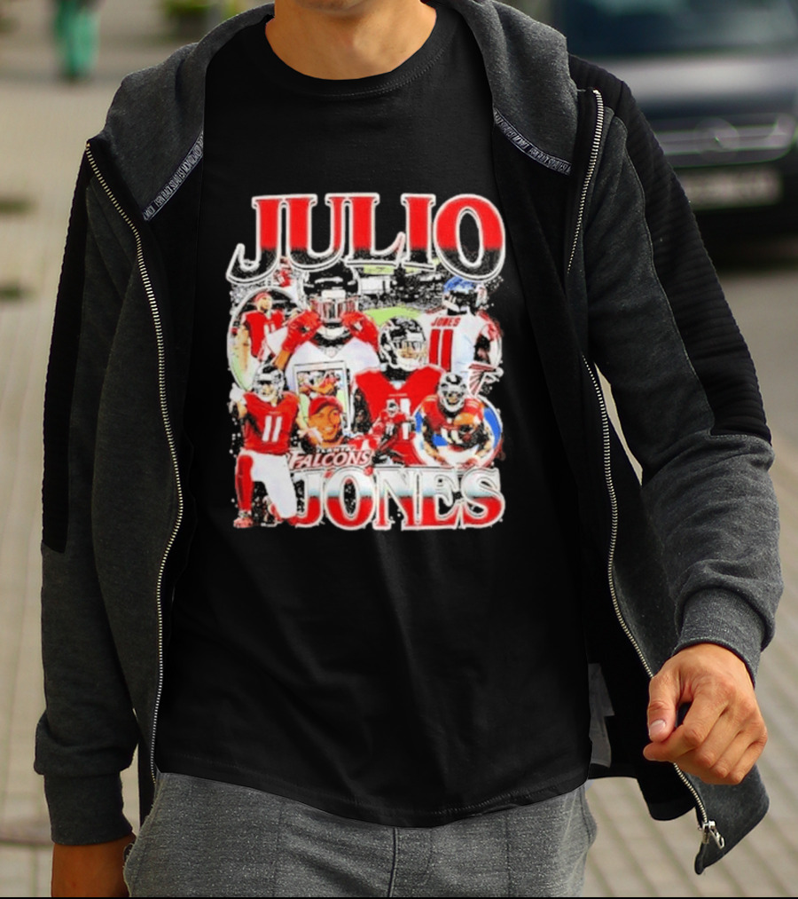 Julio Jones Iconic Atlanta Falcons Football Moments T-Shirt