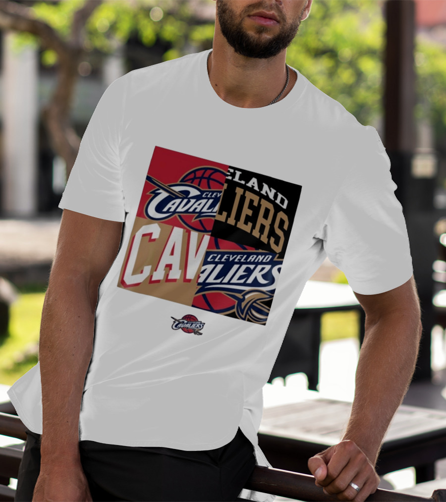 Cleveland Cavaliers Block New Era Iconic Logo Collage T-Shirt