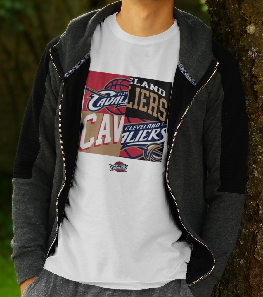 Cleveland Cavaliers Block New Era Iconic Logo Collage T-Shirt
